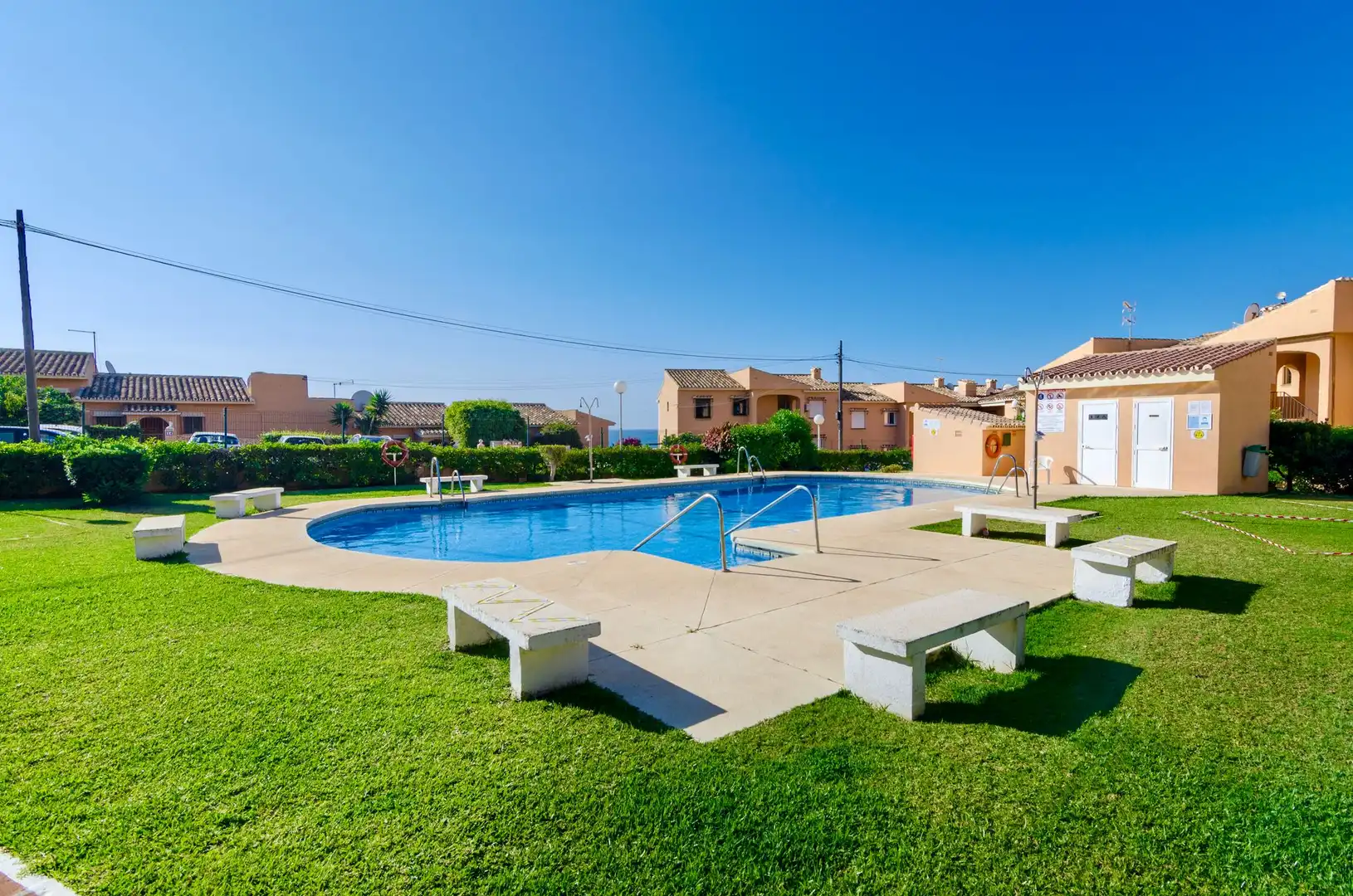 Swimming pool of Apartments for rent in Mijas  with Terrace