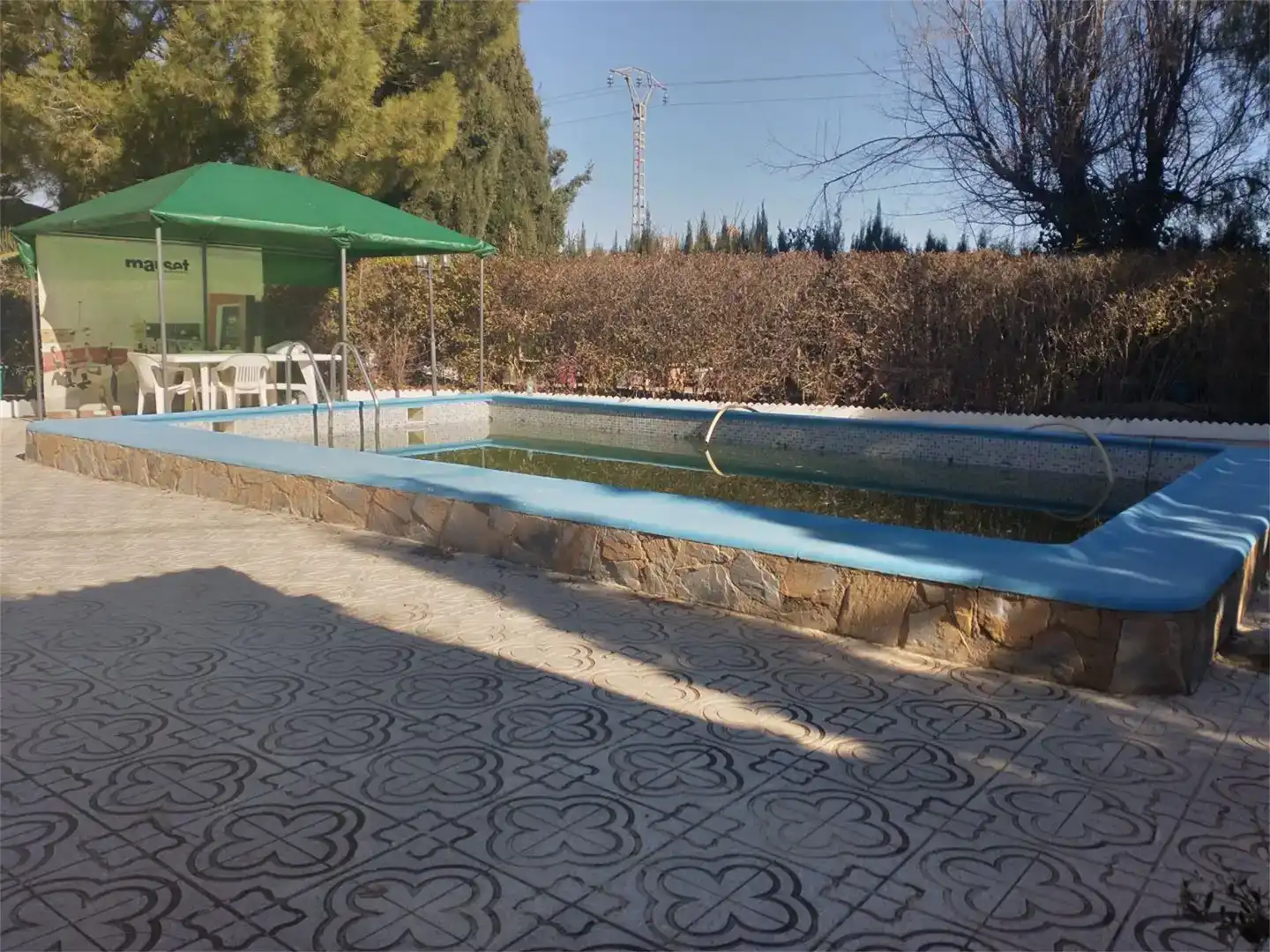 Piscina de Finca rústica en venda en Sax amb Aire condicionat i Piscina