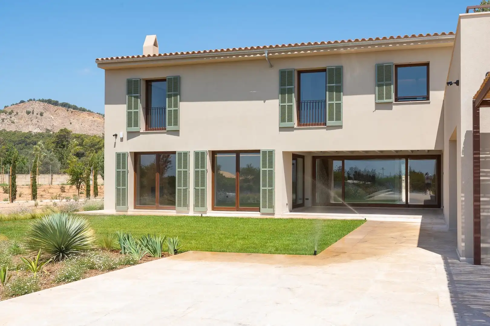Vista exterior de Finca rústica en venda en  Palma de Mallorca amb Aire condicionat, Jardí privat i Terrassa