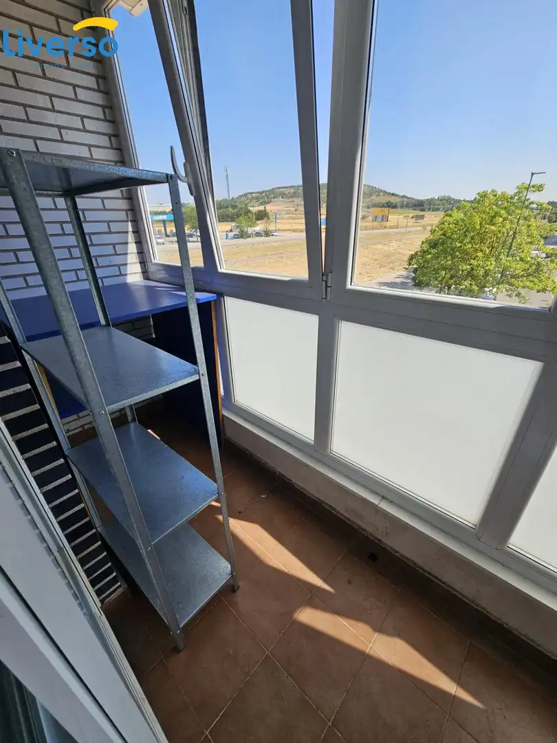 Terraza de Piso de alquiler en Burgos con Calefacción, Terraza y Amueblado