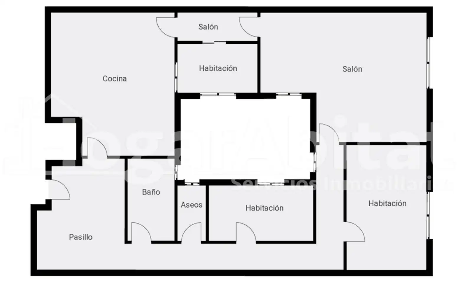 Flat for sale in Valencia  with Air Conditioner, Furnished and Balcony