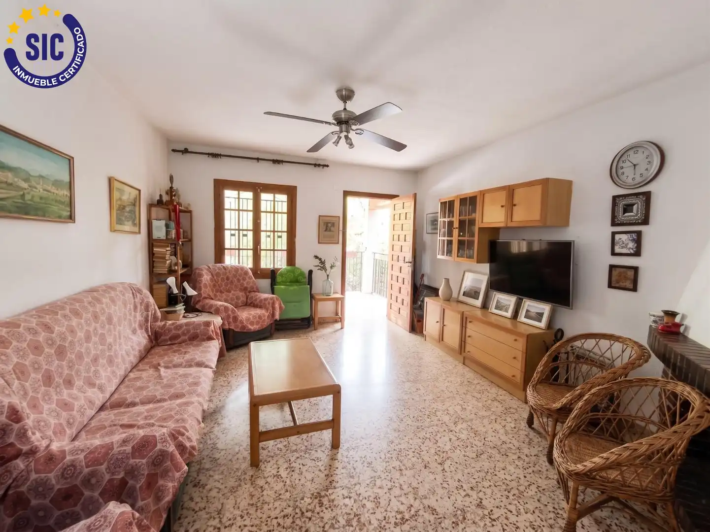 Sala de estar de Casa adosada en venta en Benicasim / Benicàssim con Terraza y Piscina comunitaria