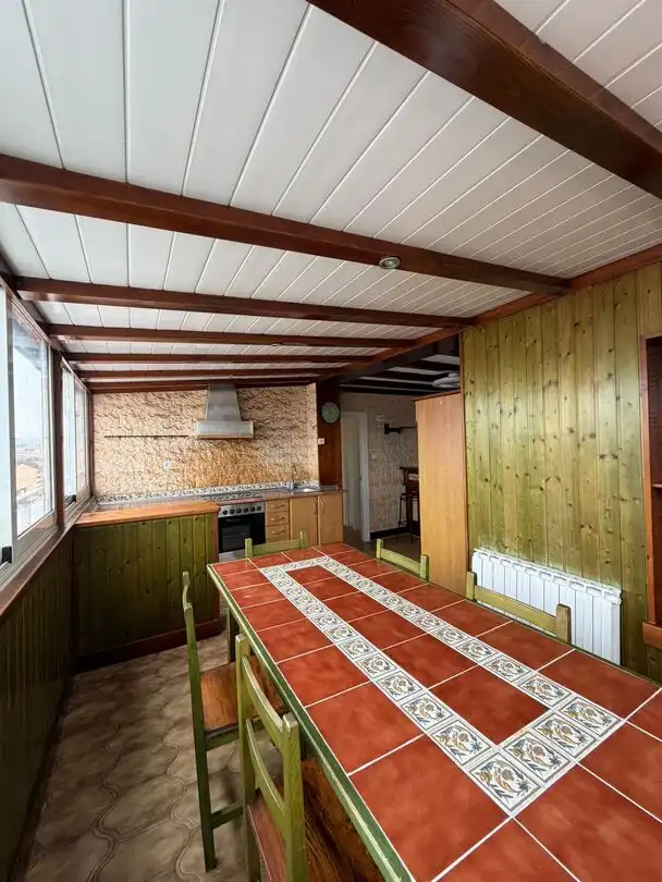 Küche von Wohnung zur Miete in Gijón  mit Heizung und Terrasse