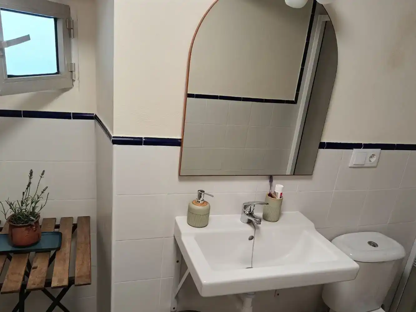 Bany de Àtic de lloguer en Sanlúcar de Barrameda amb Aire condicionat i Balcó