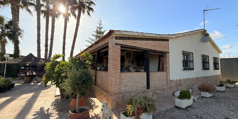 Vista exterior de Casa o xalet en venda en Elche / Elx amb Jardí privat, Terrassa i Traster