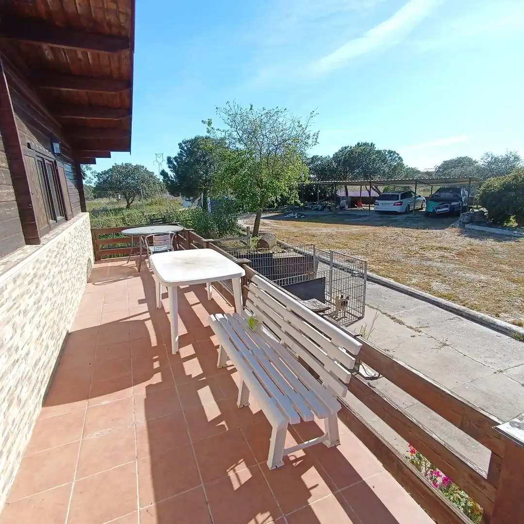 Terrassa de Casa o xalet en venda en Valverde de Mérida amb Aire condicionat