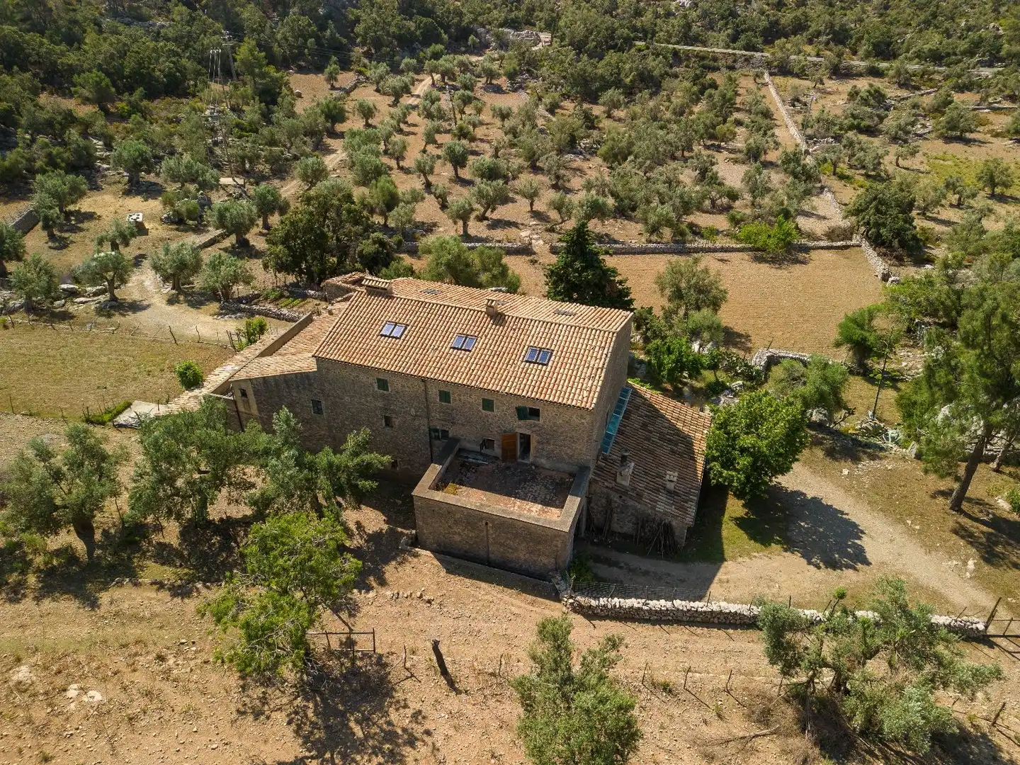 Vista exterior de Finca rústica en venta en Escorca con Jardín privado, Terraza y Trastero