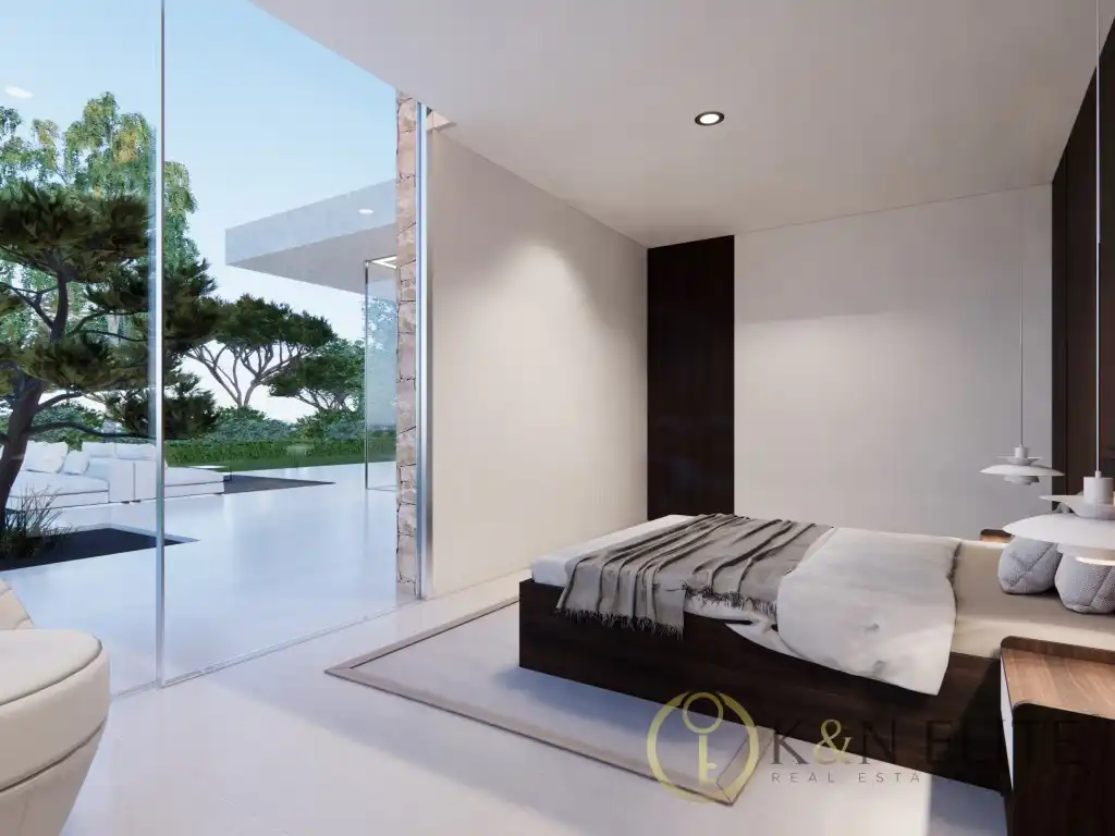 Habitación de Casa o chalet en venta en Alicante / Alacant con Aire acondicionado, Jardín privado y Piscina