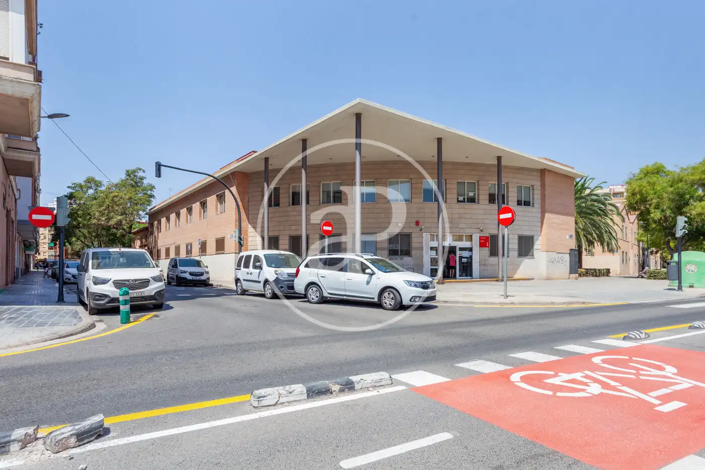 Außenansicht von Wohnung zur Miete in Valencia mit Klimaanlage, Heizung und Möbliert