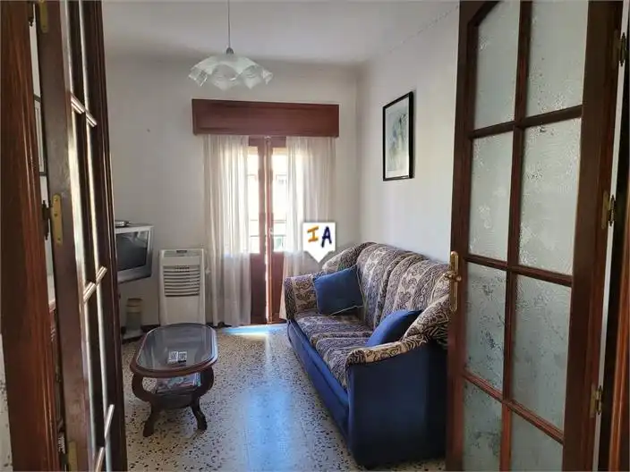 Sala de estar de Casa adosada en venta en Pruna con Terraza