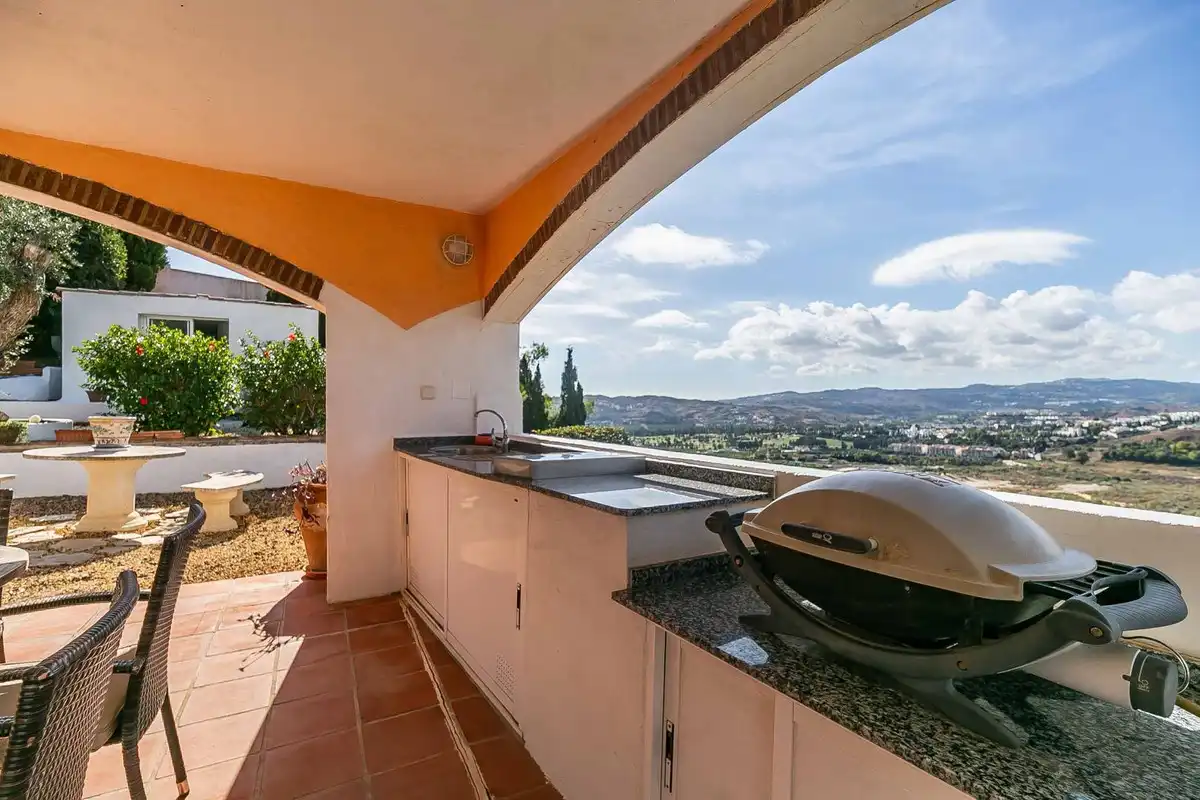 Terraza de Casa o chalet en venta en Mijas con Aire acondicionado, Calefacción y Jardín privado