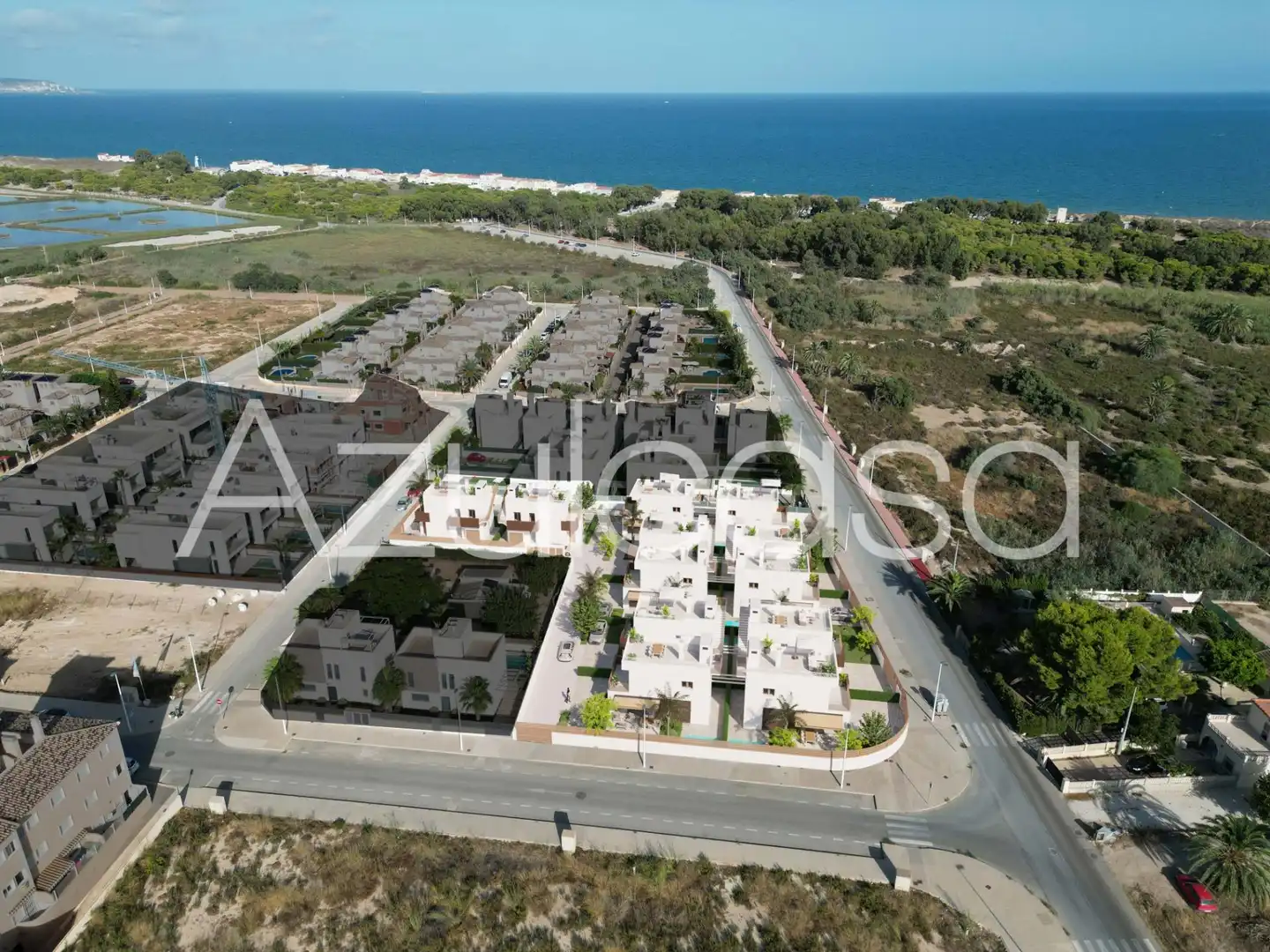 Vista exterior de Casa o chalet en venta en Elche / Elx con Aire acondicionado, Jardín privado y Terraza