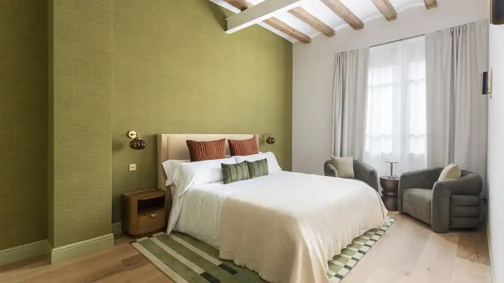 Habitación de Apartamento en venta en Barcelona con Aire acondicionado, Jardín privado y Parquet