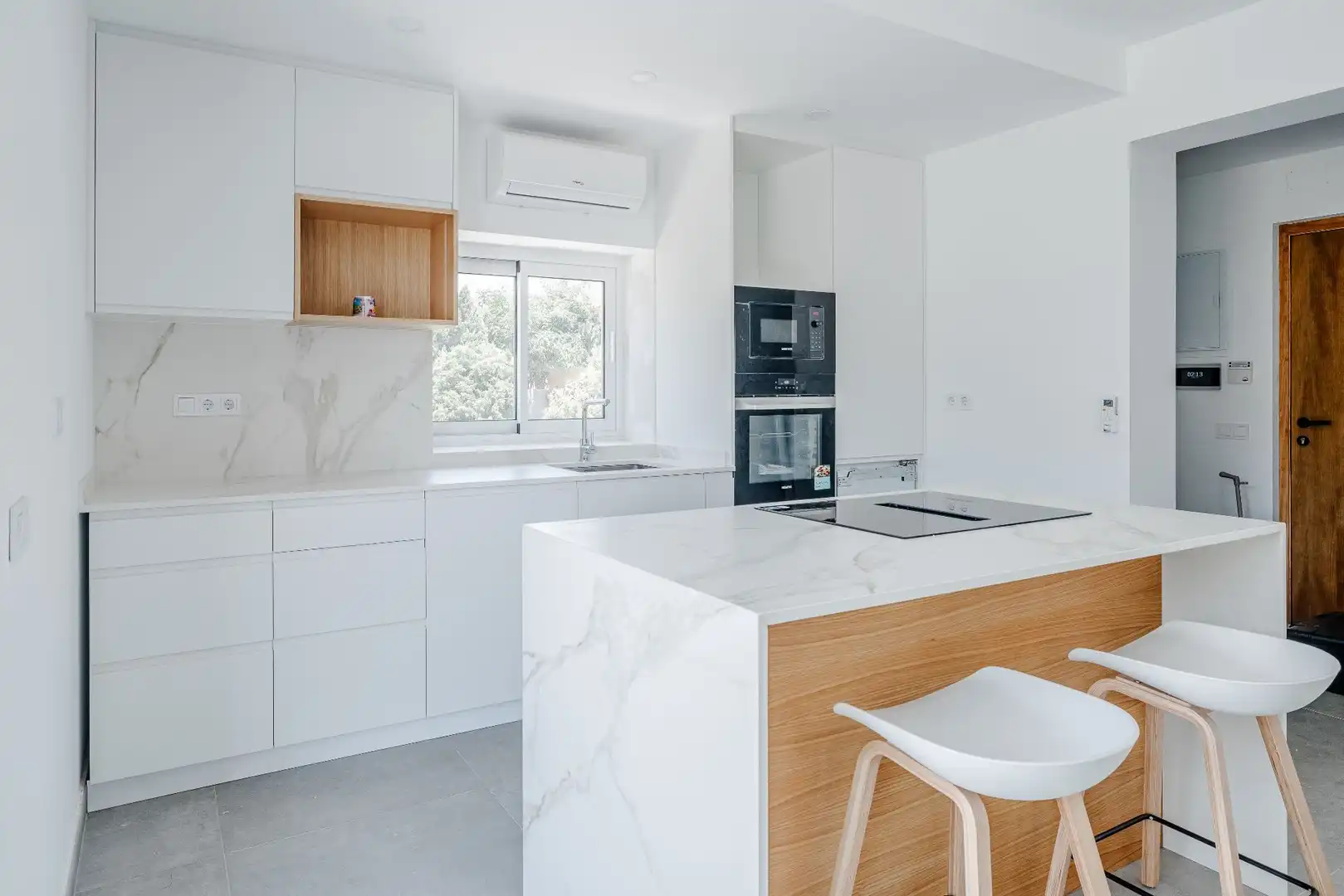 Cocina de Casa o chalet en venta en Calpe / Calp con Aire acondicionado, Jardín privado y Terraza