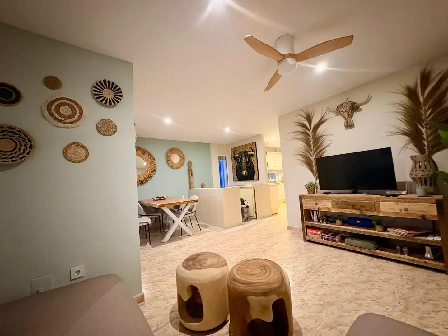 Sala de estar de Casa o chalet en venta en Benijófar con Aire acondicionado, Jardín privado y Terraza