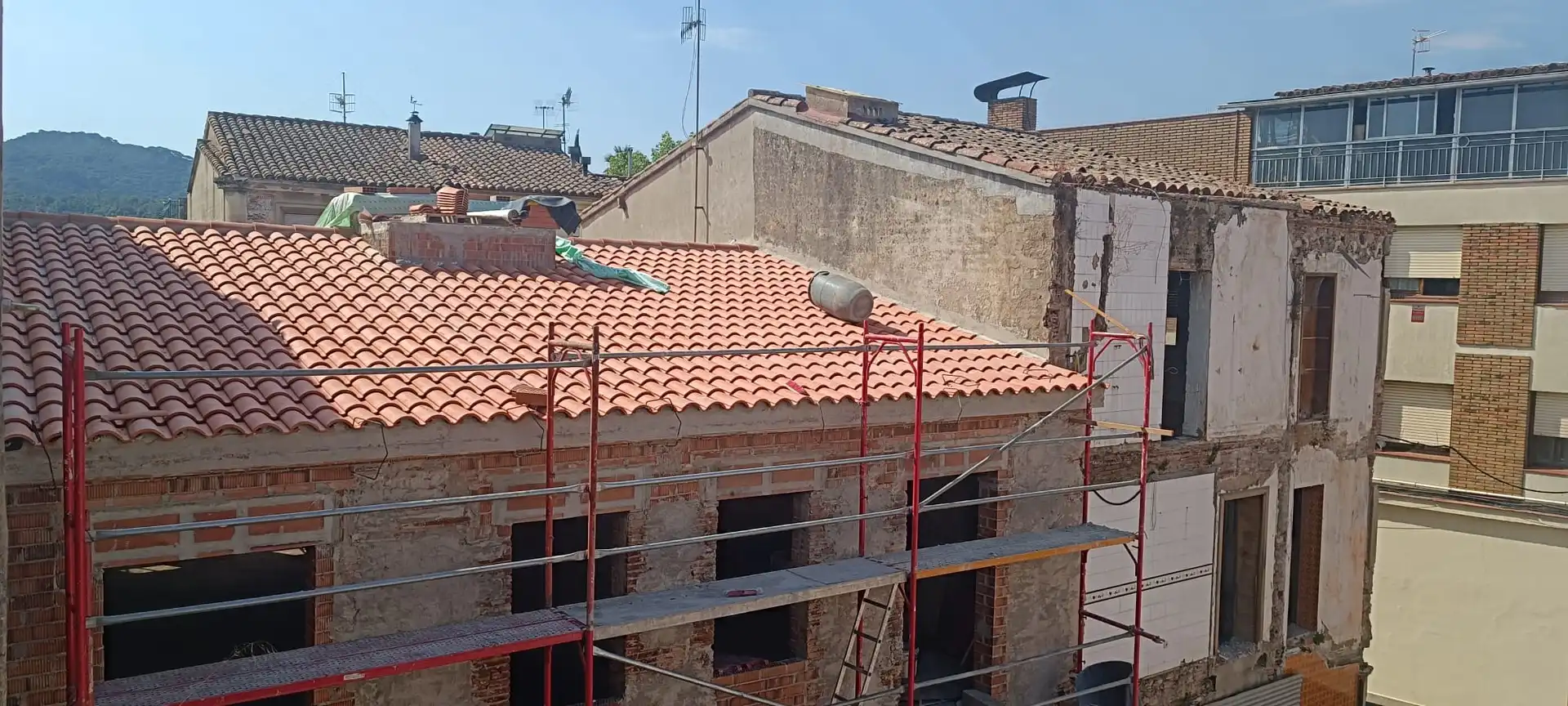 Exterior view of Detached homes for sale in Sant Celoni  with Heating, Terrace and Oven
