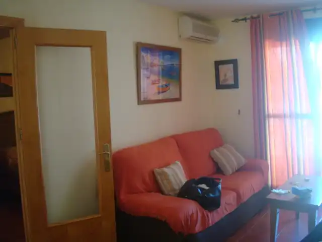 Wohnzimmer von Erdgeschoss zur Miete in Chiclana de la Frontera mit Klimaanlage, Heizung und Terrasse