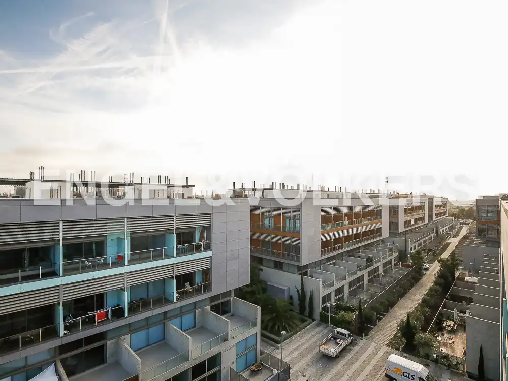 Außenansicht von Loft zur Miete in Valencia mit Klimaanlage, Heizung und Privatgarten