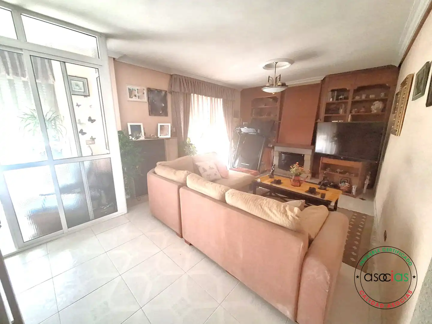 Sala de estar de Piso en venta en Sahagún con Calefacción y Terraza