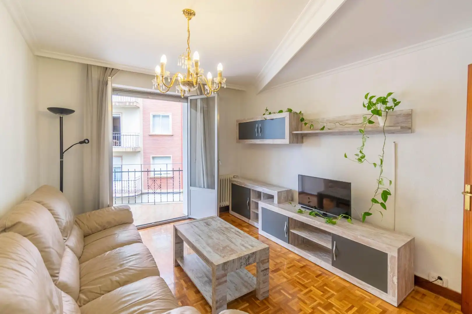 Living room of Flat for sale in  Pamplona / Iruña  with Heating, Storage room and Balcony