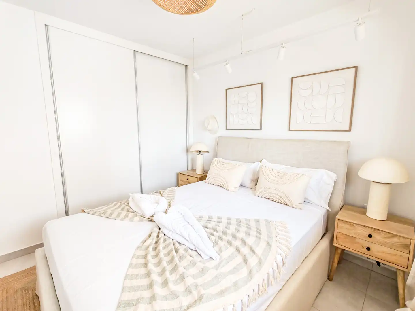 Schlafzimmer von Wohnung zum Verkauf in Pulpí mit Klimaanlage, Heizung und Terrasse