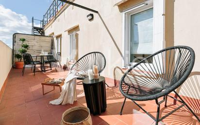 Terrace of Study to rent in  Barcelona Capital  with Air Conditioner and Terrace