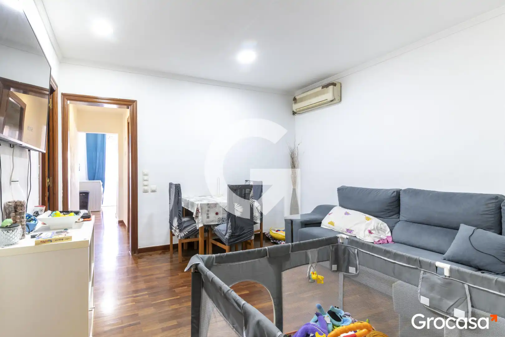Sala d'estar de Pis en venda en Sant Joan Despí amb Aire condicionat