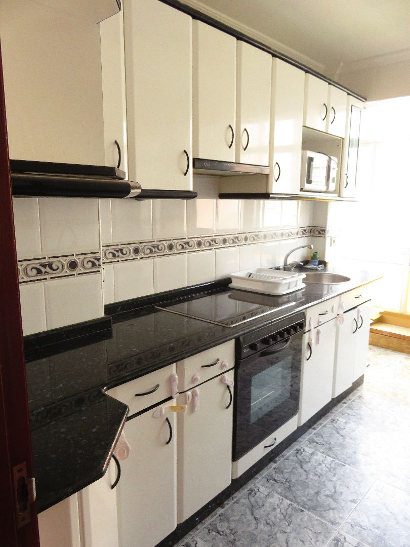 Kitchen of Flat to rent in Avilés  with Heating, Terrace and Furnished
