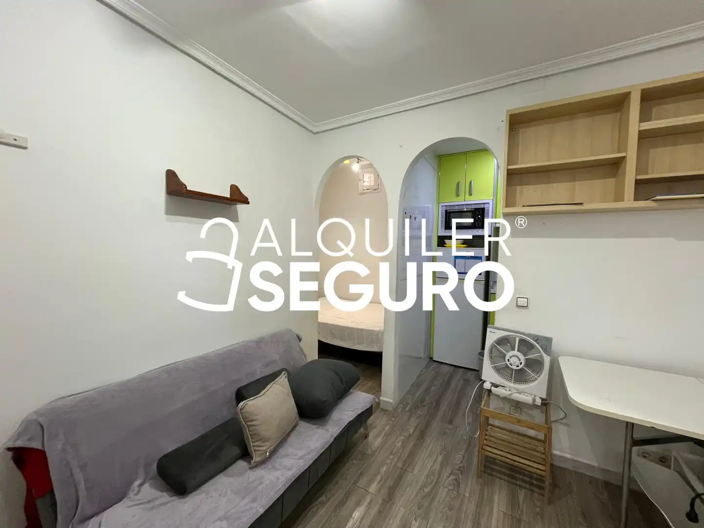 Schlafzimmer von Wohnung zur Miete in Madrid mit Möbliert