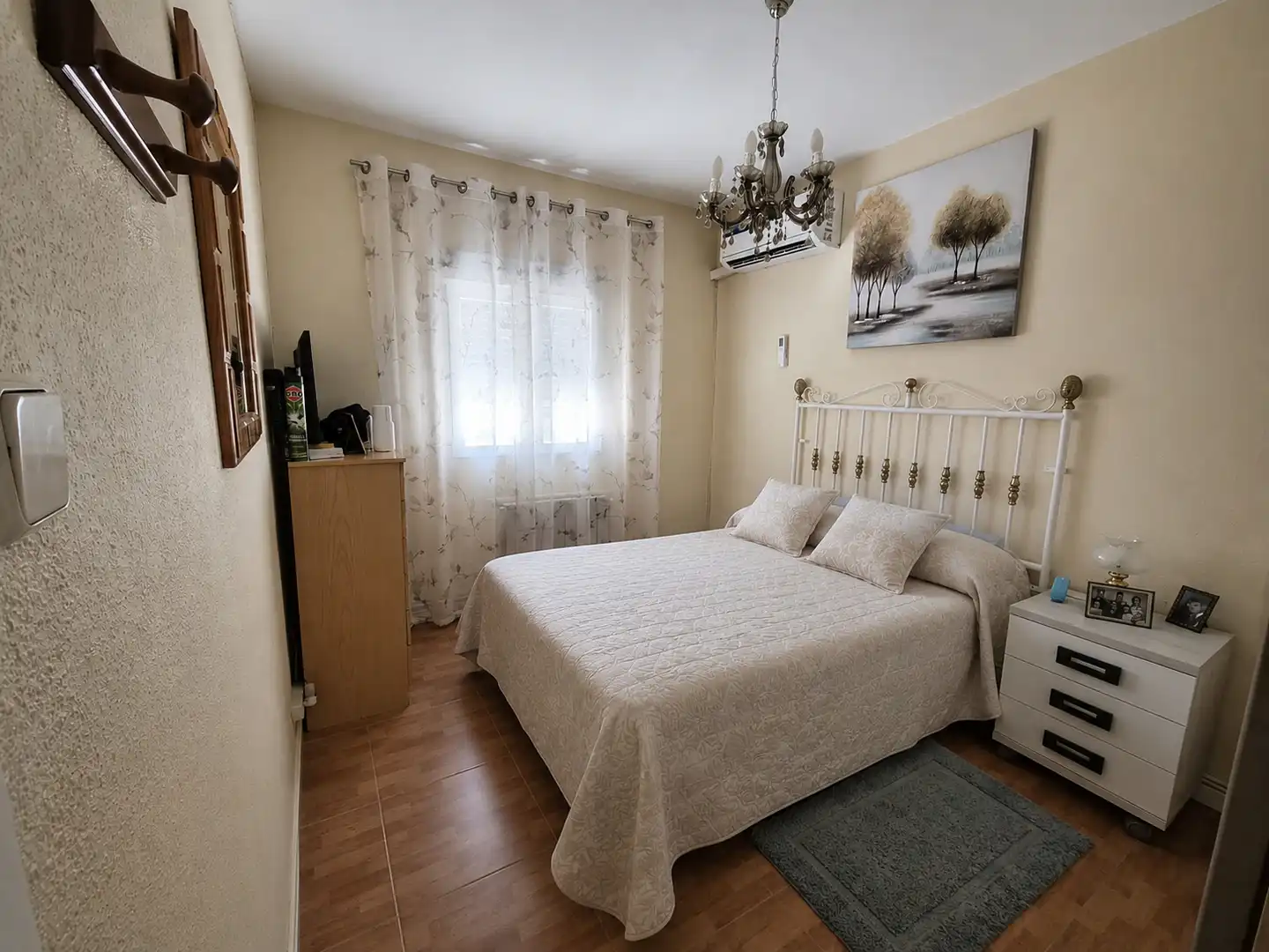 Bedroom of Flat for sale in Madrid  with Air Conditioner