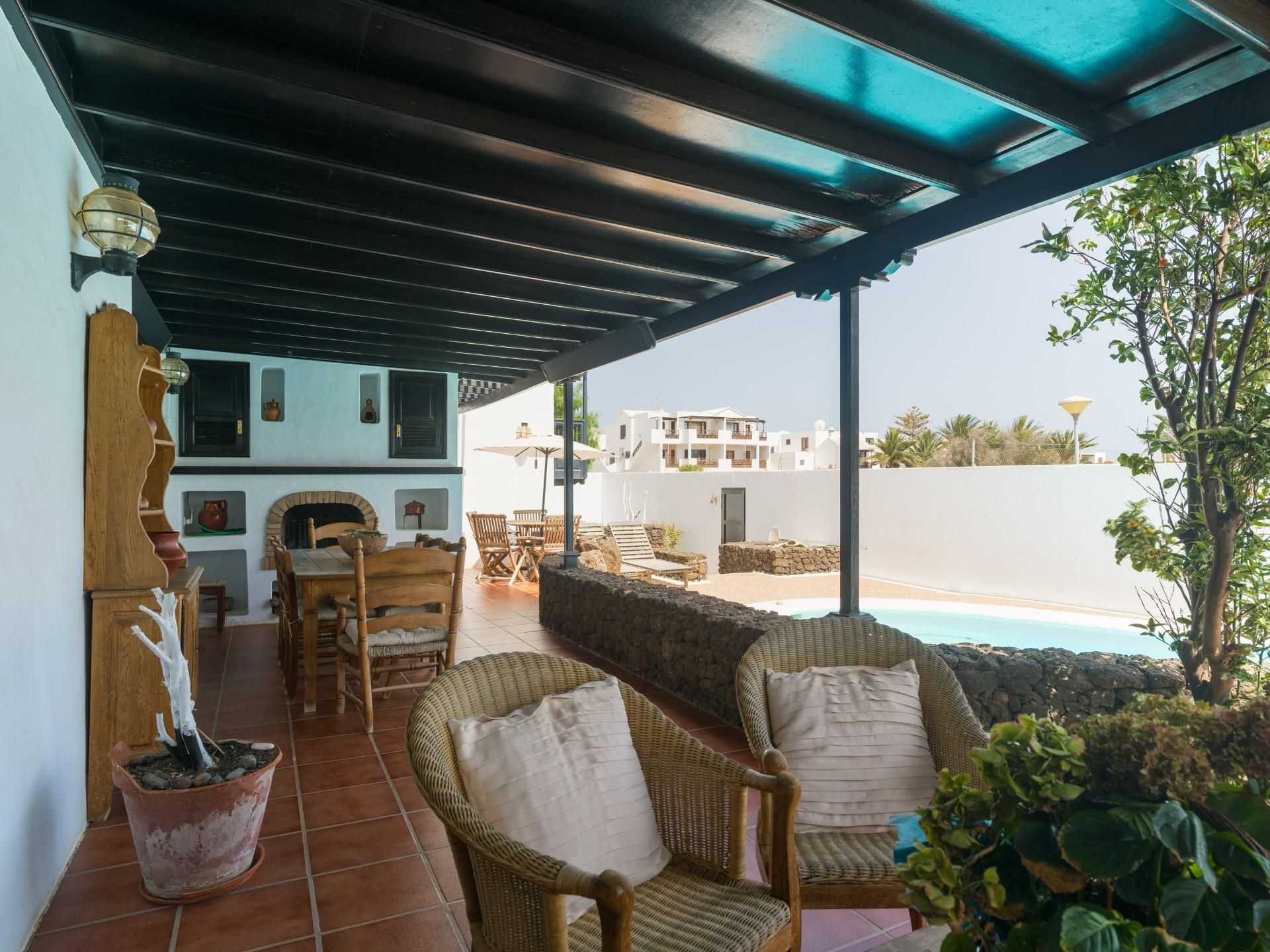 Terrassa de Casa o xalet en venda en Arrecife amb Piscina