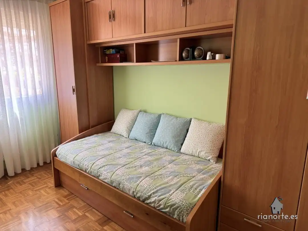 Bedroom of Flat for sale in Ribadesella  with Heating, Terrace and Furnished