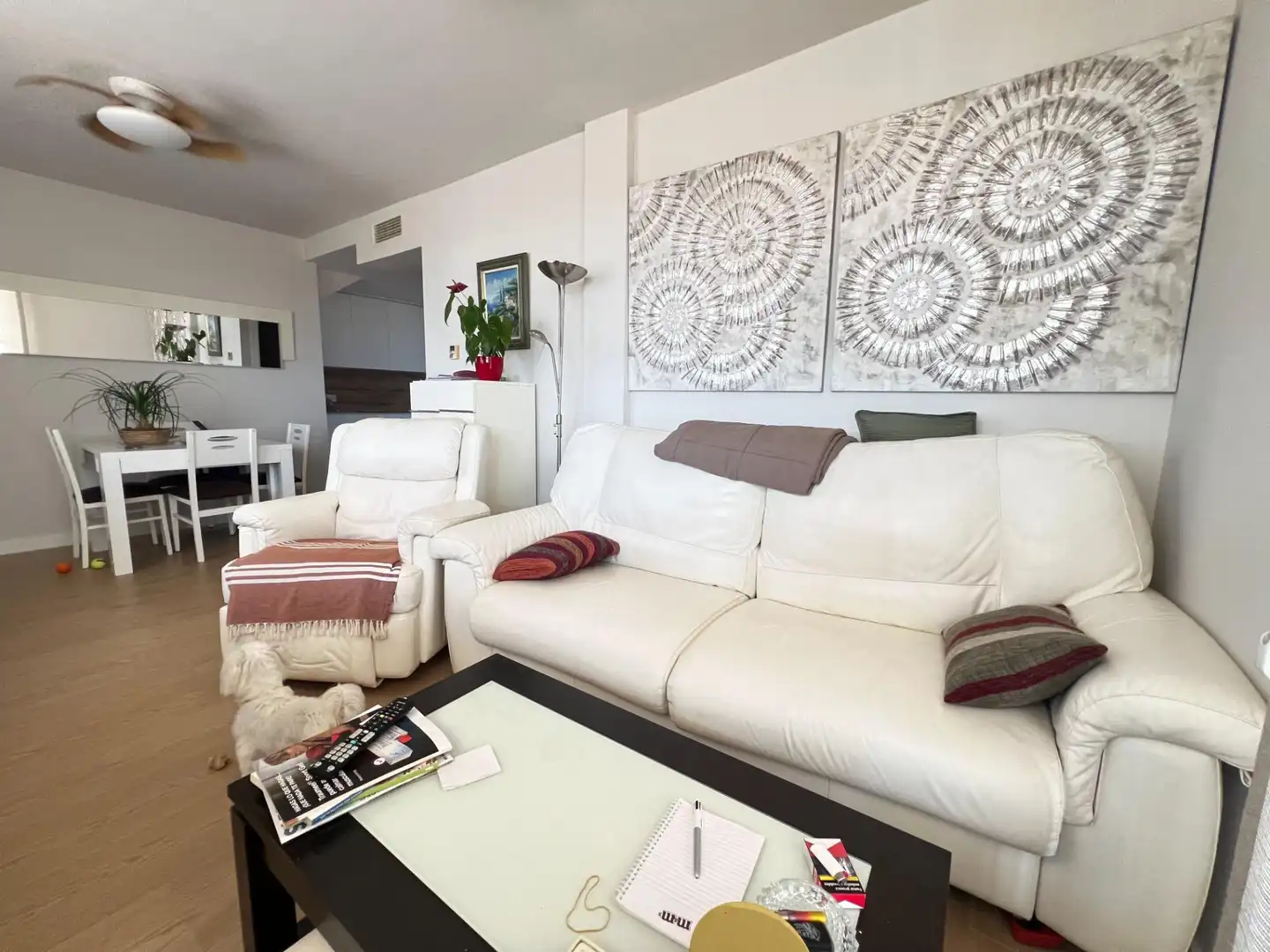 Wohnzimmer von Wohnung zum Verkauf in Águilas mit Klimaanlage und Gemeinschaftspool