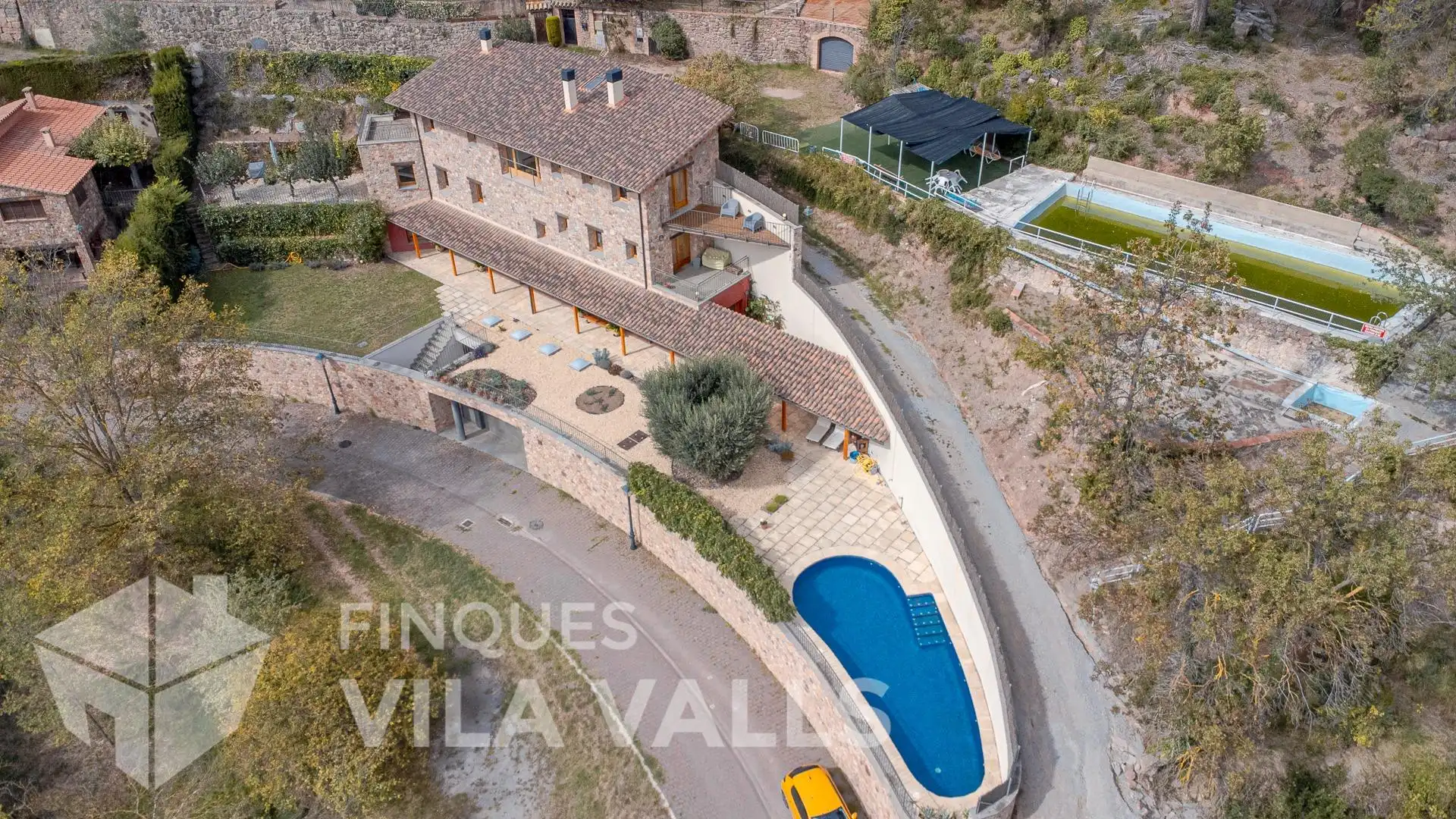 Vista exterior de Casa o chalet en venta en Gallifa con Aire acondicionado, Jardín privado y Terraza