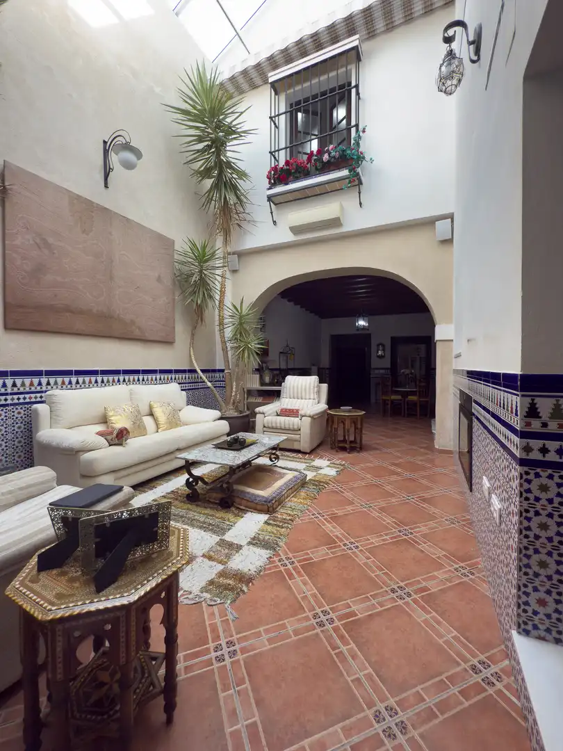 Sala de estar de Casa o chalet en venta en El Puerto de Santa María con Aire acondicionado, Terraza y Trastero