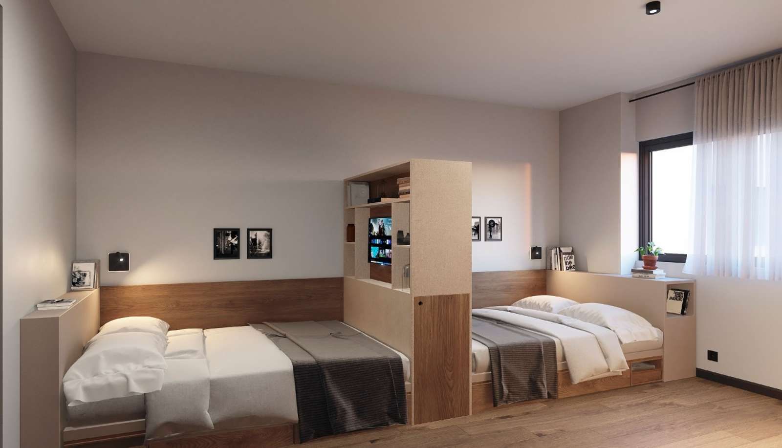 Bedroom of House or chalet to share in  Barcelona Capital  with Terrace
