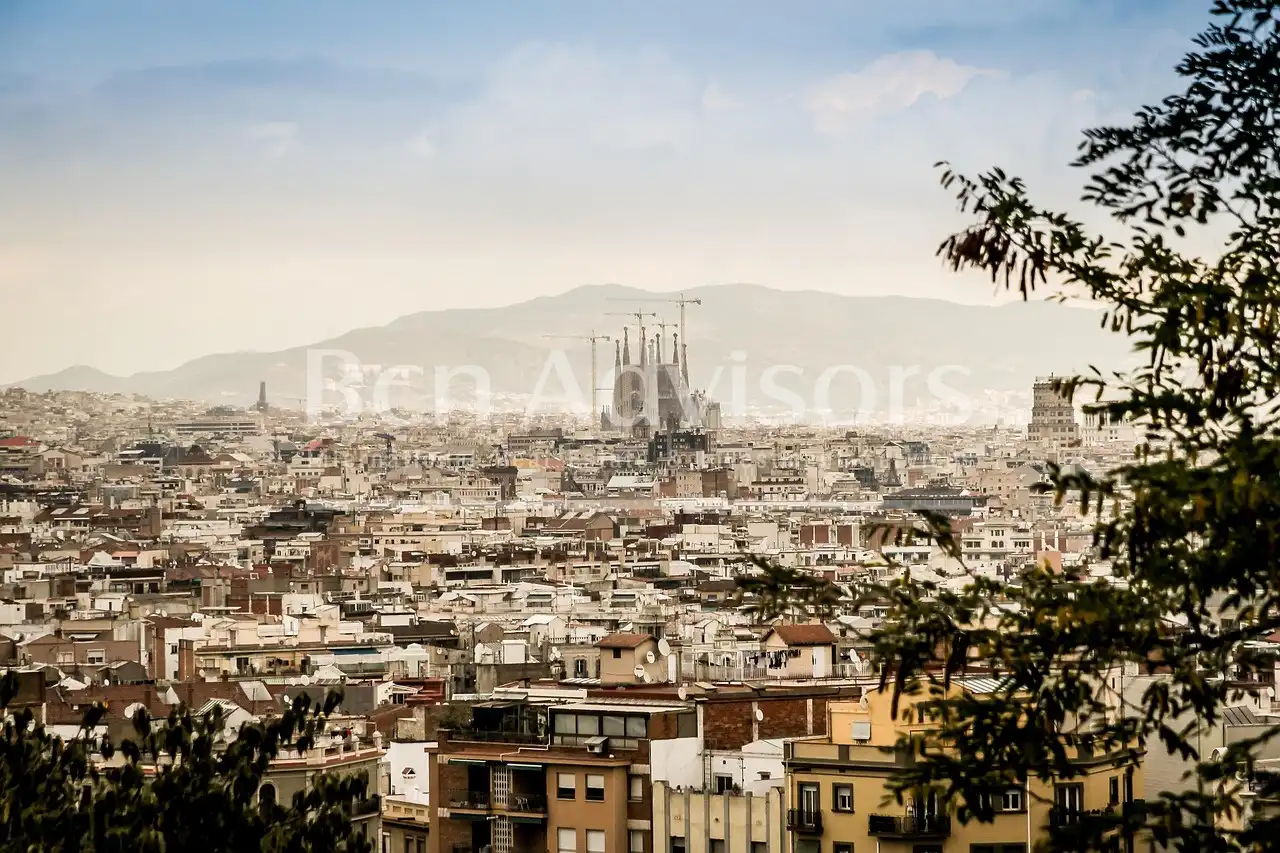 Exterior view of Flat for rent in Barcelona  with Air Conditioner, Heating and Terrace