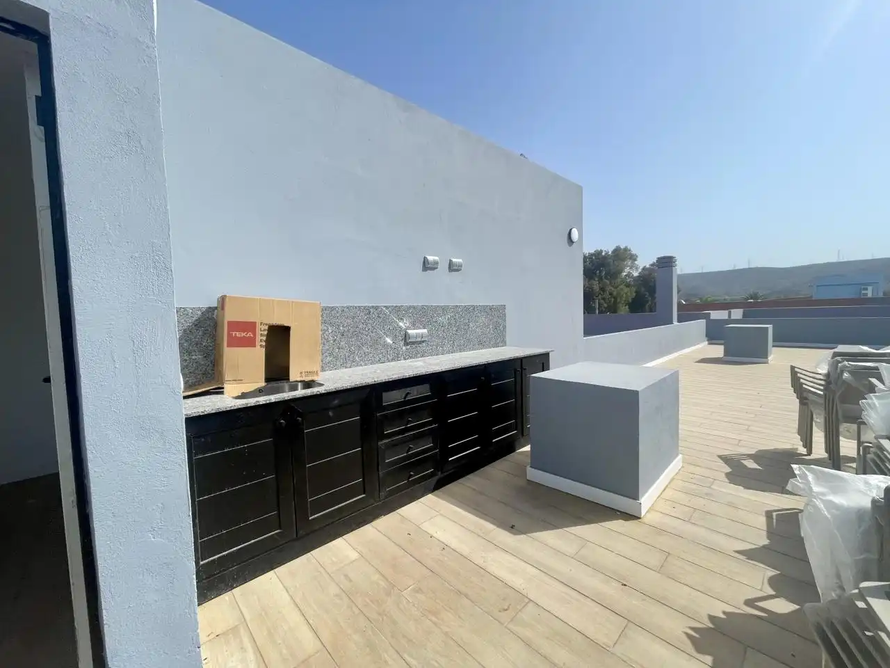 Terraza de Estudio de alquiler en Mogán con Aire acondicionado, Trastero y Amueblado