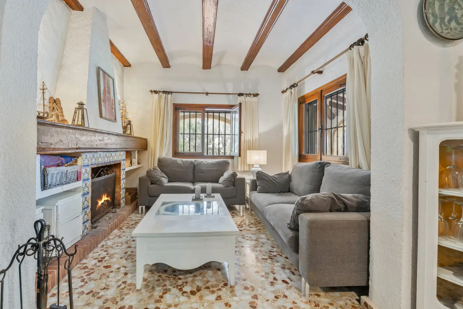 Sala de estar de Casa o chalet en venta en Jávea / Xàbia