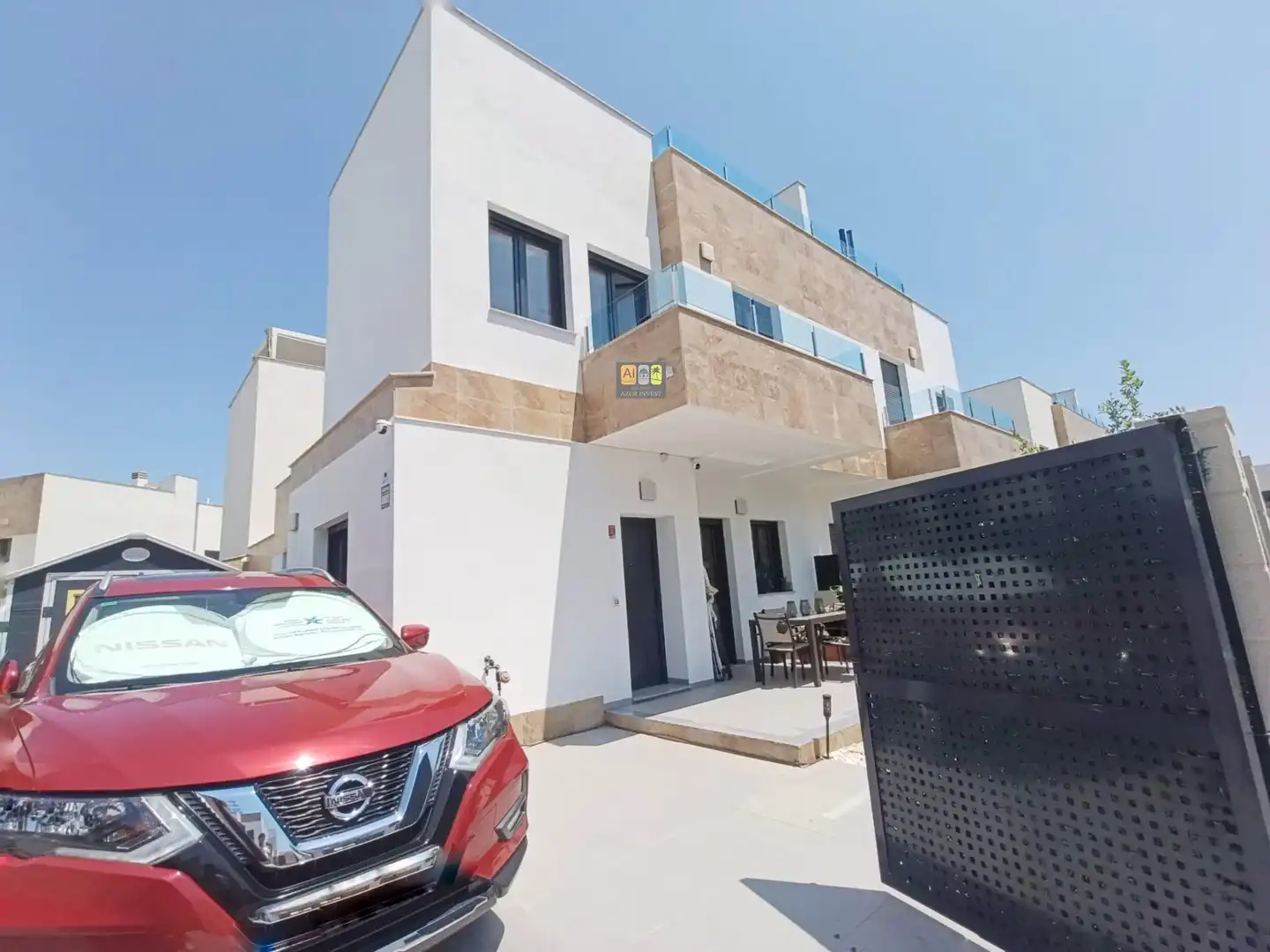 Vista exterior de Casa adosada de lloguer en Polop amb Aire condicionat, Calefacció i Jardí privat