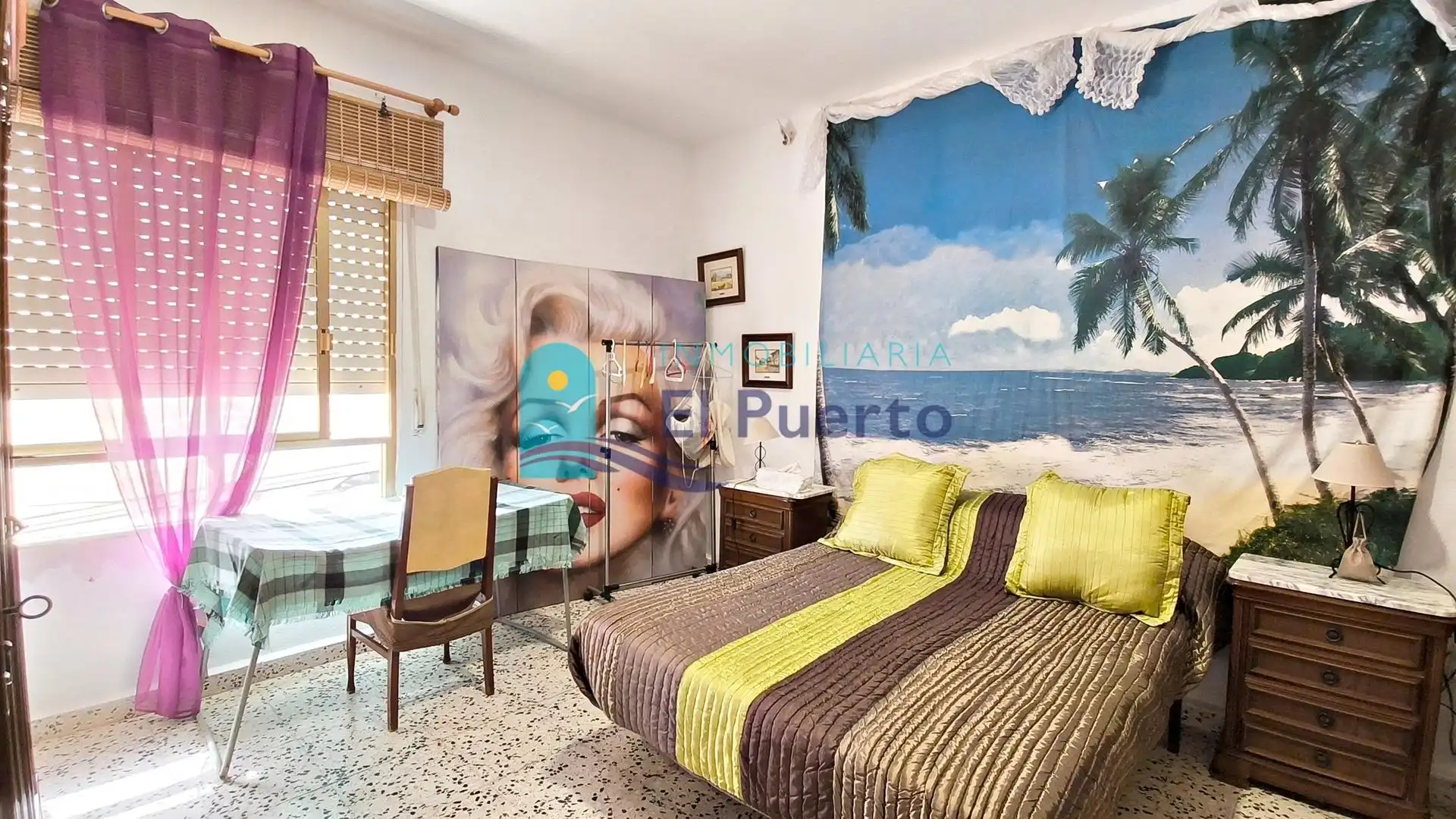 Schlafzimmer von Wohnung zum Verkauf in Cartagena mit Klimaanlage, Heizung und Terrasse