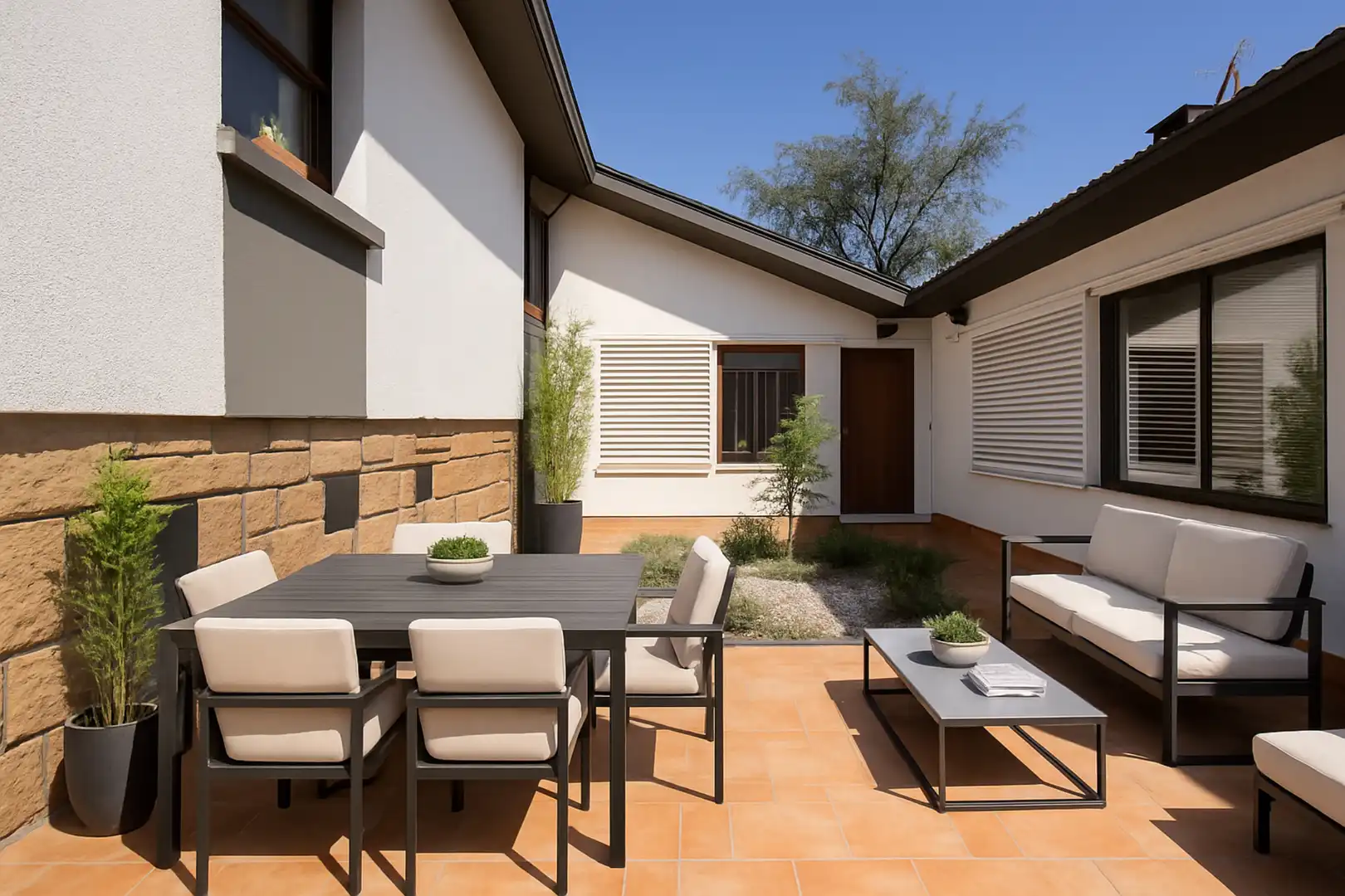Terrassa de Casa o xalet en venda en Zaldibar amb Calefacció, Jardí privat i Terrassa
