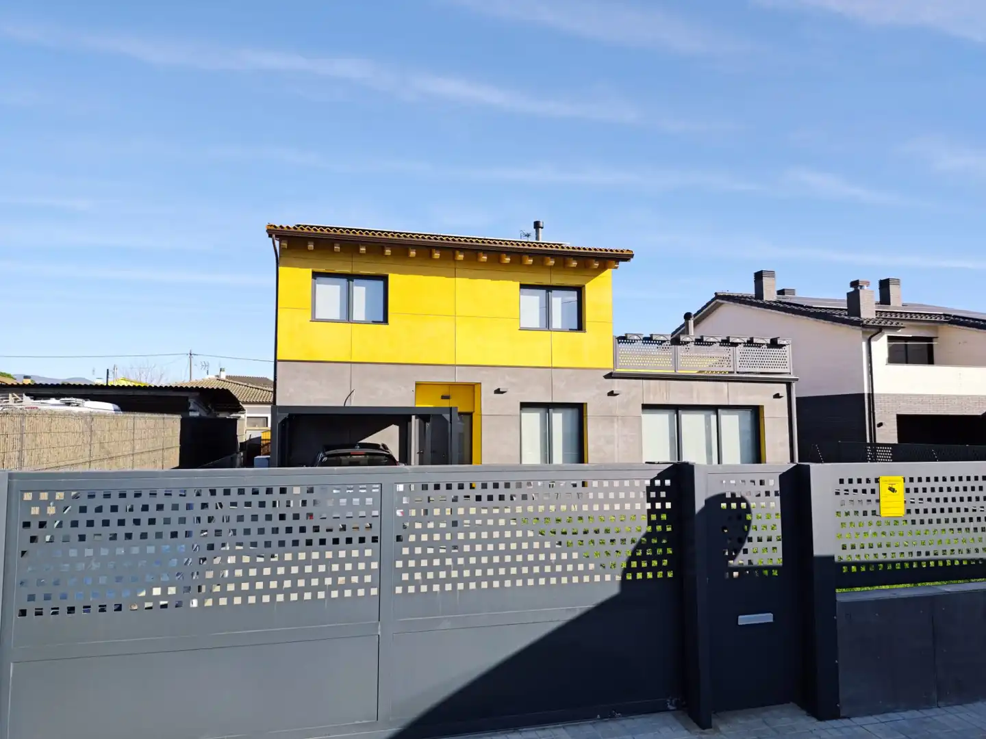 Vista exterior de Casa o chalet en venta en Fontcoberta con Aire acondicionado, Calefacción y Jardín privado