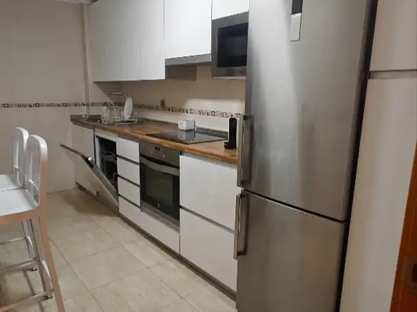 Küche von Wohnung zur Miete in Murcia mit Heizung, Parkett und Möbliert