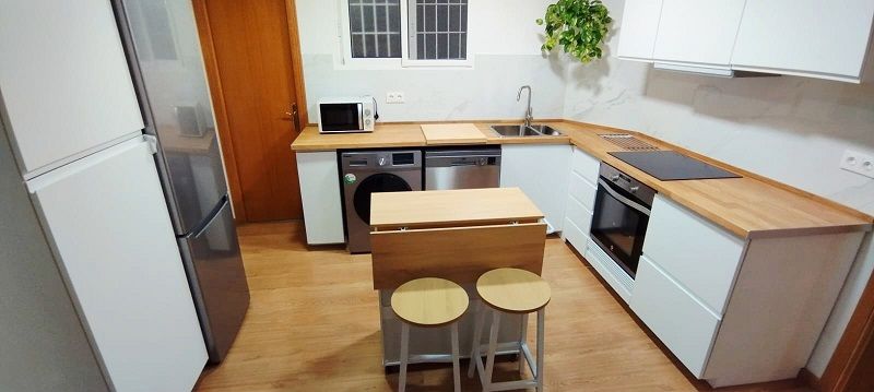 Kitchen of Flat to rent in Elche / Elx  with Parquet flooring and Furnished