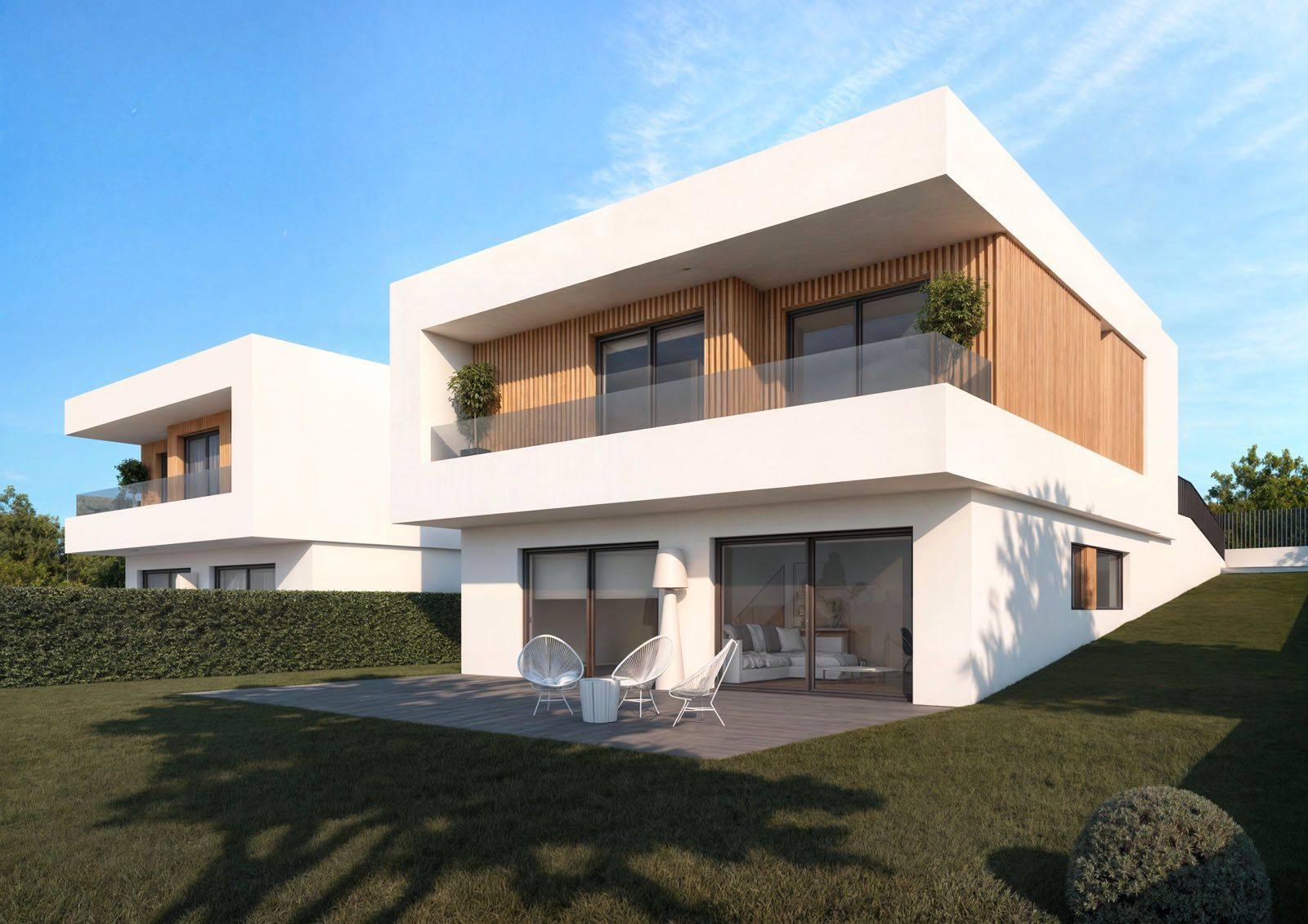 Exterior view of House or chalet for sale in Oleiros  with Heating, Private garden and Parquet flooring
