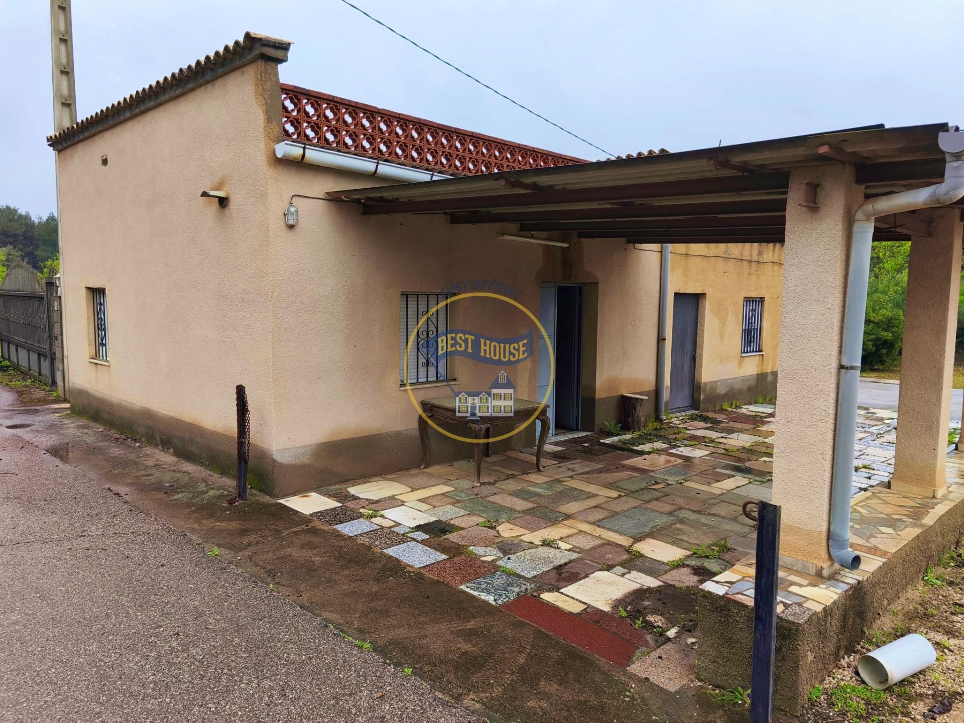 Vista exterior de Casa o xalet en venda en Ontinyent amb Jardí privat