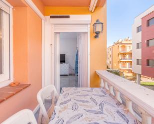 Balcony of Flat for sale in Empuriabrava  with Air Conditioner, Heating and Private garden