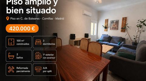 Foto 2 de Piso en venta en Baleares, Comillas, Madrid Capital