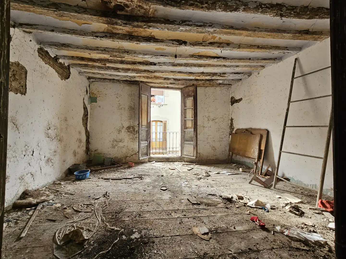 Sala de estar de Casa adosada en venta en Sangüesa / Zangoza